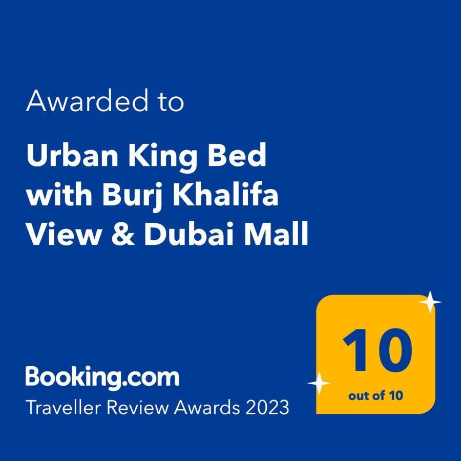 Urban King Bed With Burj Khalifa View & Dubai Mall Exteriör bild